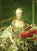 Francois-Hubert Drouais the marquise d aiguiandes painting